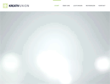Tablet Screenshot of kreativunion.de